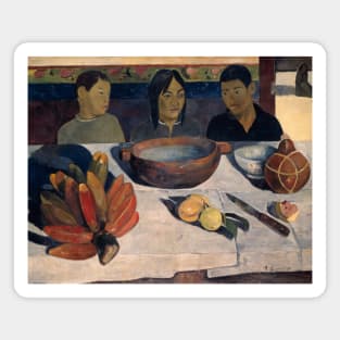 The Meal by Paul Gauguin Magnet